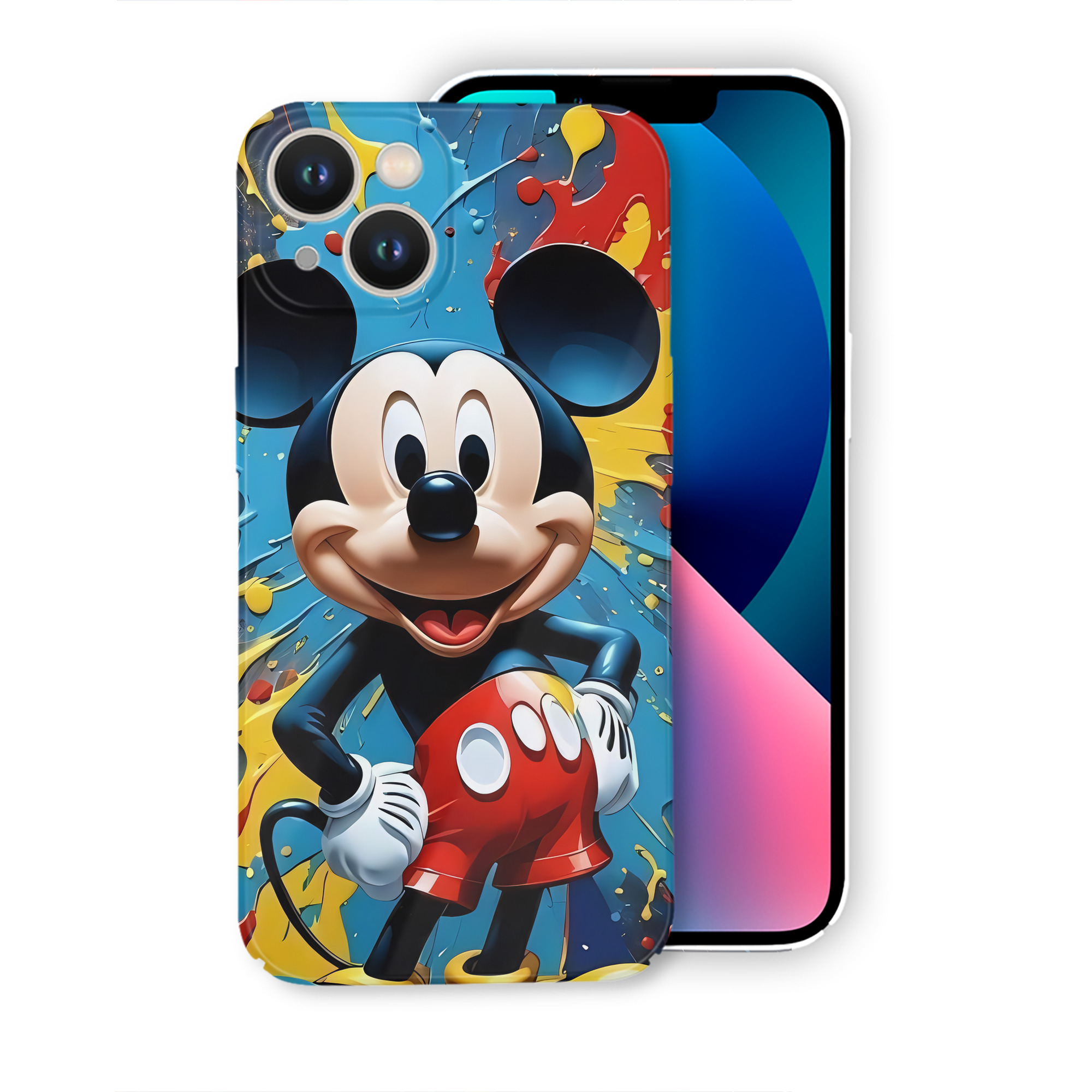 （画像用） ミッキーマウス Mickey Mouse 【iPhone 14シリーズ対応】ハードケース